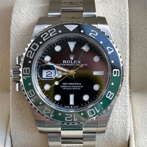 rolex gmt green 2022